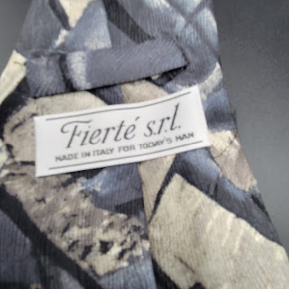 Italian Fierte SRL Men's Tie - Picture 2 of 2